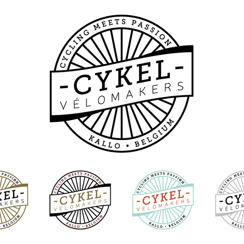 Cycle design with the title 'Cykel Vélomakers Identity Design'