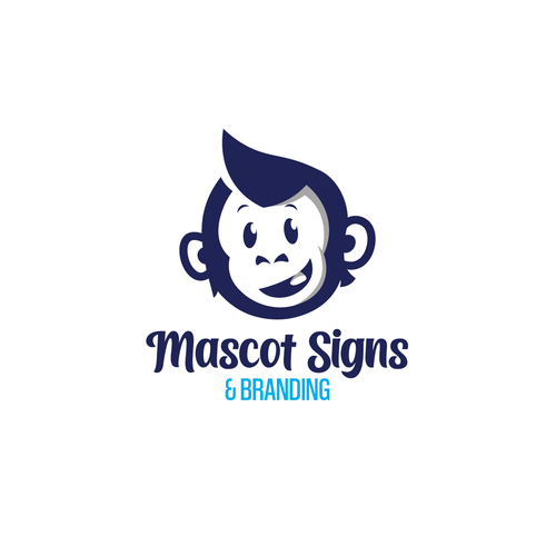 Funky logo with the title 'Design an awesome logo for Mascot Signs'