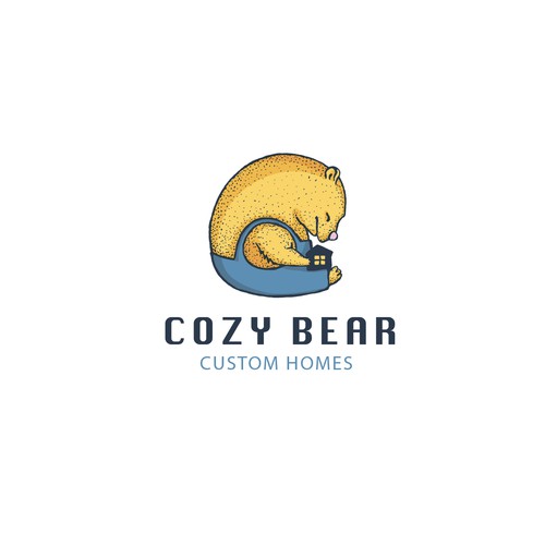 Cozy logo with the title 'logo for Cozy bear'