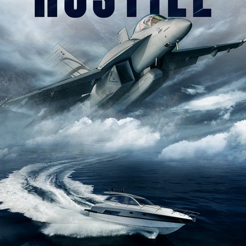 Board design with the title 'hostile'