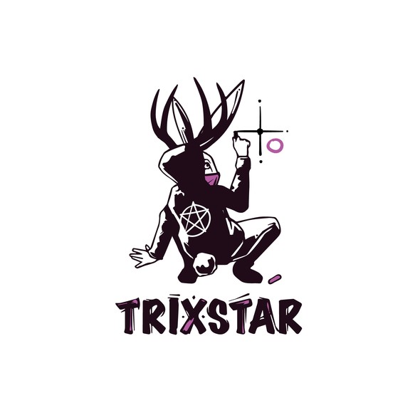 Graffiti design with the title 'TRIXSTAR'