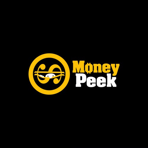 Dollar sign design with the title 'A fun finance podcast draft logo.'