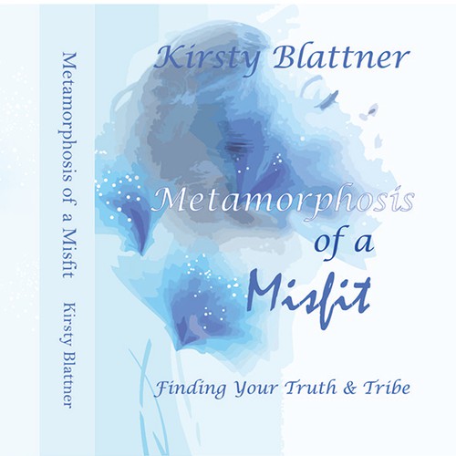 Flower book cover with the title 'Buchcover Wettbewerbsentwürfe'