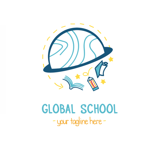 Global logo with the title 'Global School'