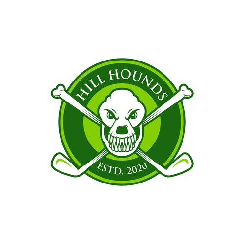 Horror logo with the title 'Logo for exclusive golf society'