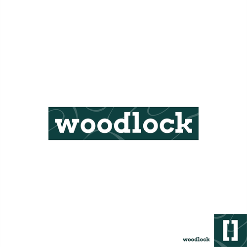 Rugged logo with the title 'woodlock'