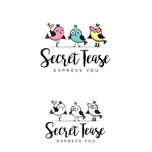 Young design with the title 'Logo design'