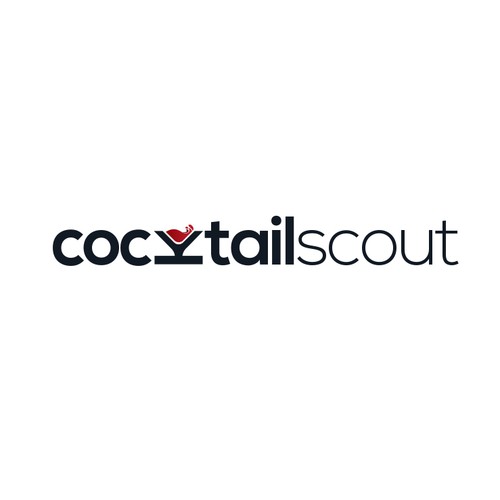 Cocktail logo with the title 'Create a logo for a cocktail website'