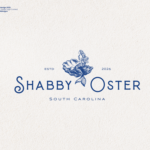 Restaurant design with the title 'Shabby Oster - Restaurant'