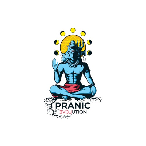 God design with the title 'Logo Design for Pranic evoLution'
