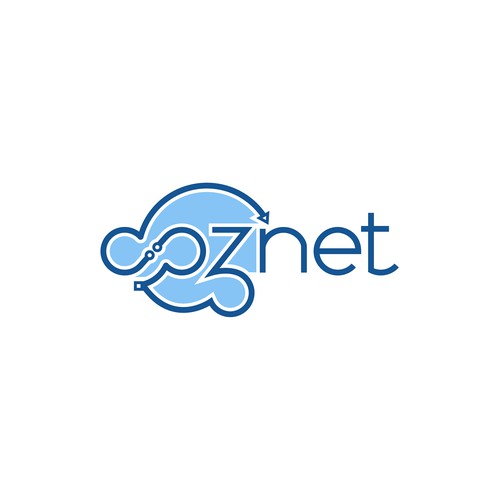 Networking design with the title 'Creative logo for Caznet Solutions'