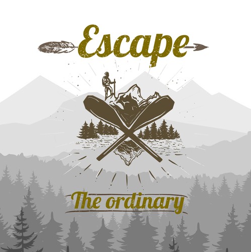 Traveling design with the title 'Traveling and Outdoor Design'