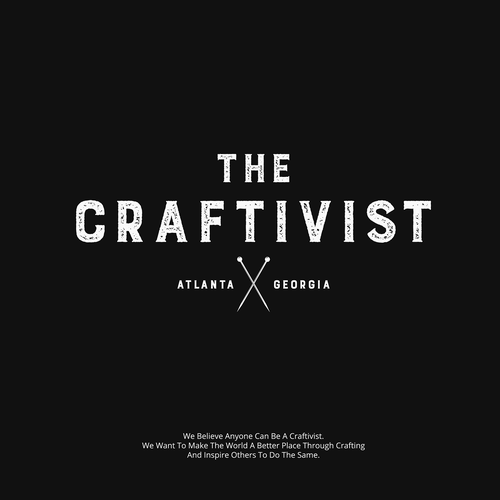 Crafted design with the title 'Craftivist'