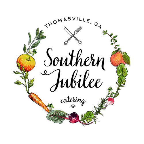 Catering design with the title 'Catering'