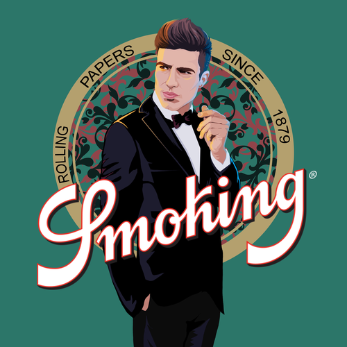 Smoke design with the title 'Mr. Smoking'