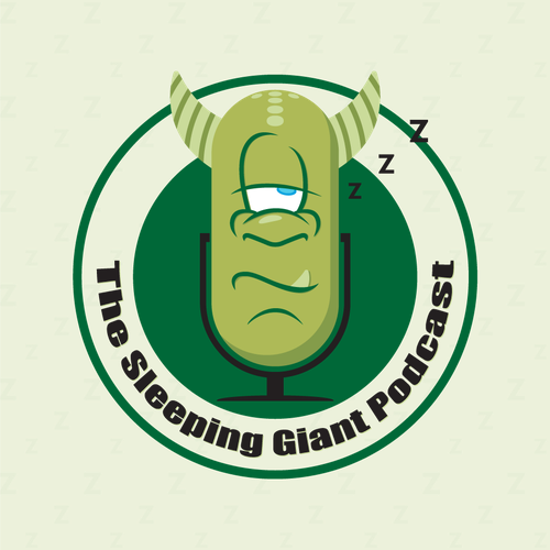 Giant logo with the title 'Modern Logo Design for The Sleeping Giant'