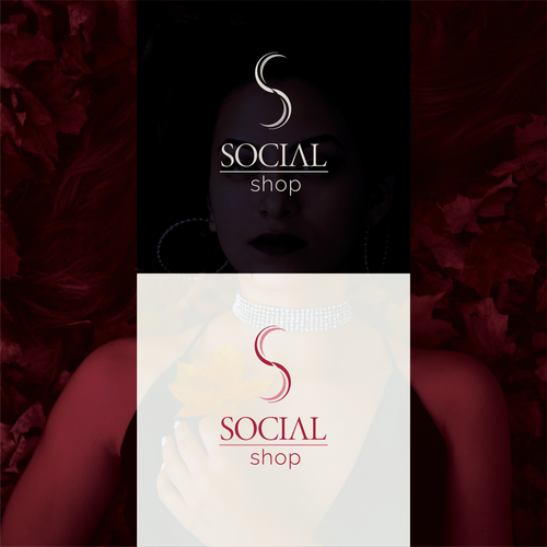 Jewelry brand with the title 'Social Shop - Online Jewlery Store '