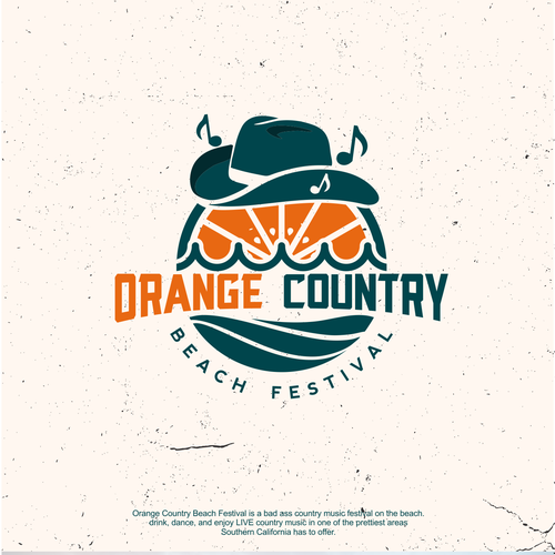 Country logo with the title 'Orange Country'
