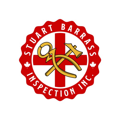 Welding design with the title 'Stuart Barrass Inspection Inc.'