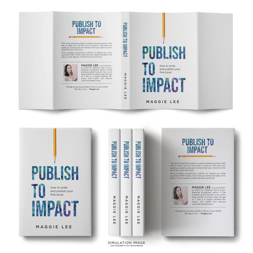 White background design with the title 'Publish To Impact'