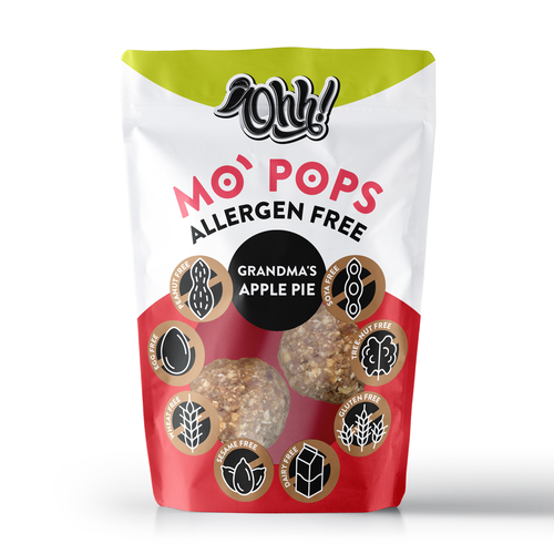 Sweets packaging with the title 'MO' POPS'