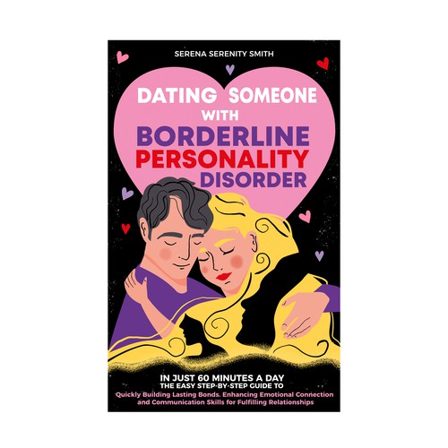 Couples design with the title 'Playful and vibrant book cover design'