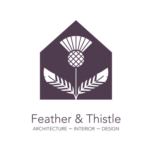 Purple brand with the title 'Feather Thistle icon'