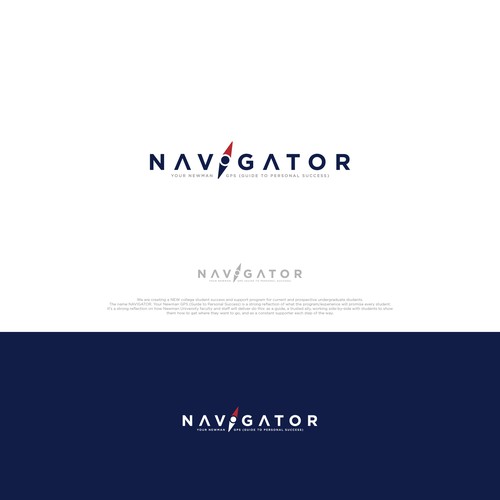 Compass logo with the title 'Simple logo for NAVIGATOR'