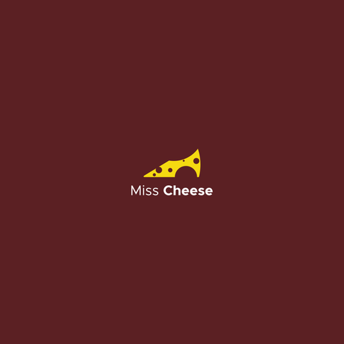 Shoe print logo with the title 'Proposal logo for Miss Cheese'