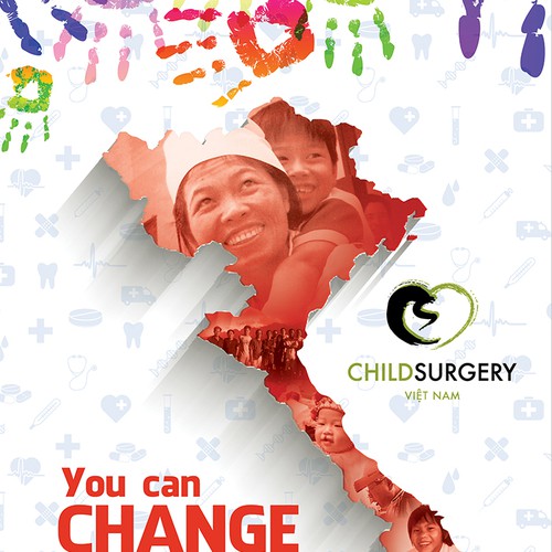 Stand-up design with the title 'ChildSurgery Vietnam'