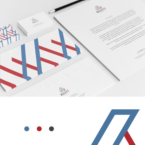 Stationery brand with the title 'Law Firm'