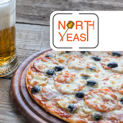 Pizza logo with the title 'Bold logo for pizza place'