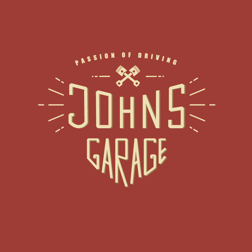 Old fashioned logo with the title 'Old fashion logo for a car dealer'