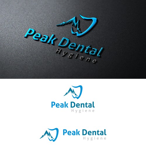 Mountain brand with the title 'Peak Dental'