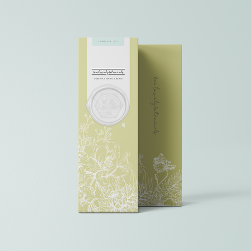 Contemporary packaging with the title 'modern vintage packaging'