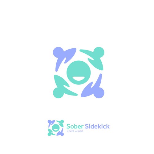 Organization logo with the title 'Sober Sidekick Logo (Unused)'