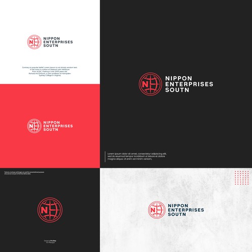 Company brand with the title 'multifaceted company - Branding design.'