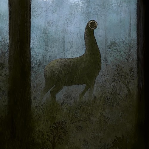 Creature artwork with the title 'The Neox (Stylized)'