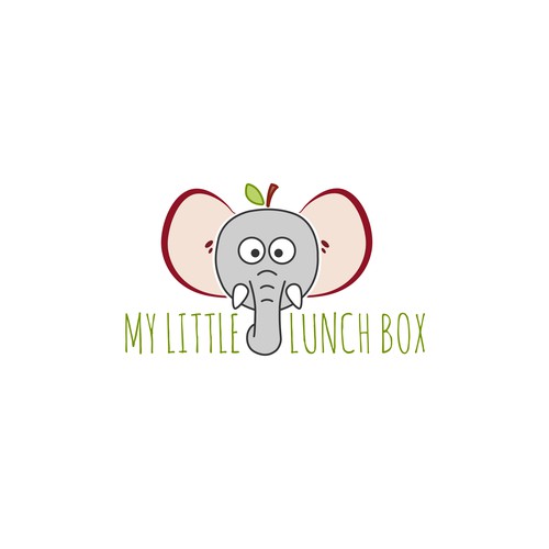 Lunch logo with the title 'Organic logo for a lunch box service'