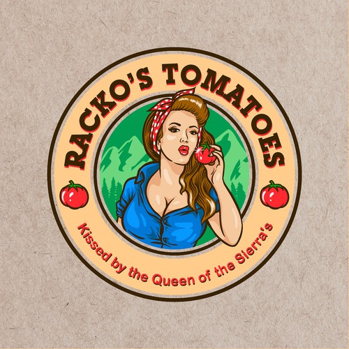 Girl brand with the title 'Kiss Tomato'