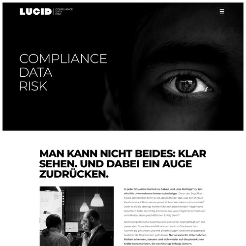 Lawyer website with the title 'LUCID Weihe Preeg Schmoll Rechtsanwälte Partnerschaft mbB'