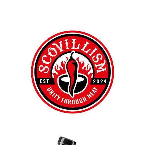 Mysterious logo with the title 'Logo for a hot sauce '