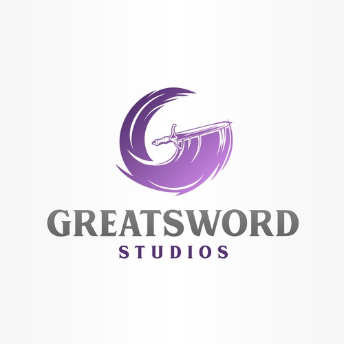 Barbarian logo with the title 'Logo for Greatsword'