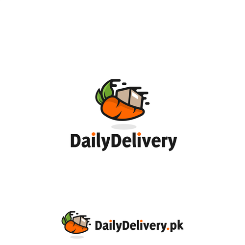 Carrot logo with the title 'Delivery'
