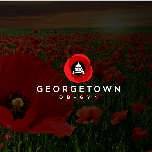 Pharmacy brand with the title 'georgetown need logo'