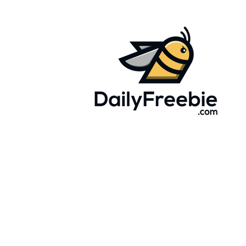 Black and yellow logo with the title 'DailyFreebie.com'