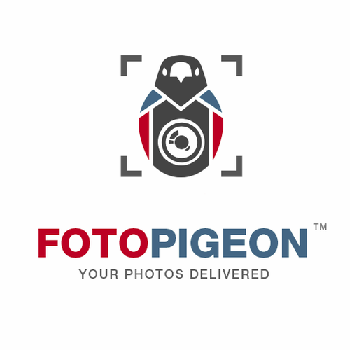 Pigeon logo with the title 'Fotopigeon'