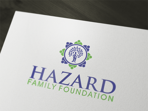 Happiness logo with the title 'Hazard Family Foundation Logo'
