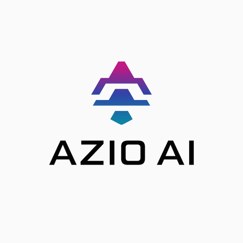 Motion design with the title 'Logo designs for Azio AI'