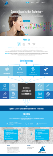 Computer website with the title 'Website Redesign'